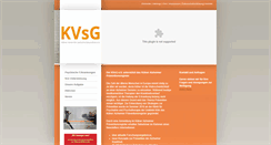 Desktop Screenshot of kvsg.de