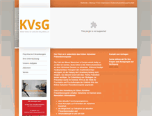 Tablet Screenshot of kvsg.de